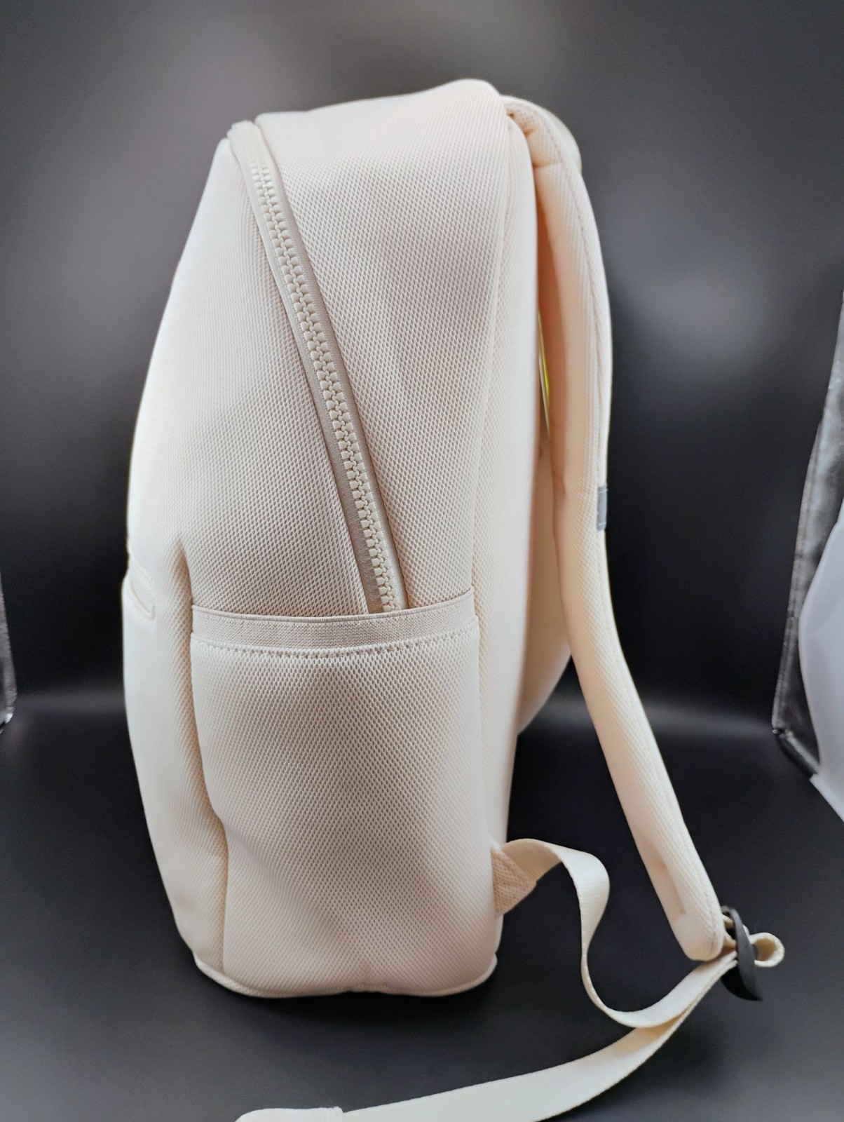 All In Motion Lightweight Cream Backpack With Padded Straps & Pockets