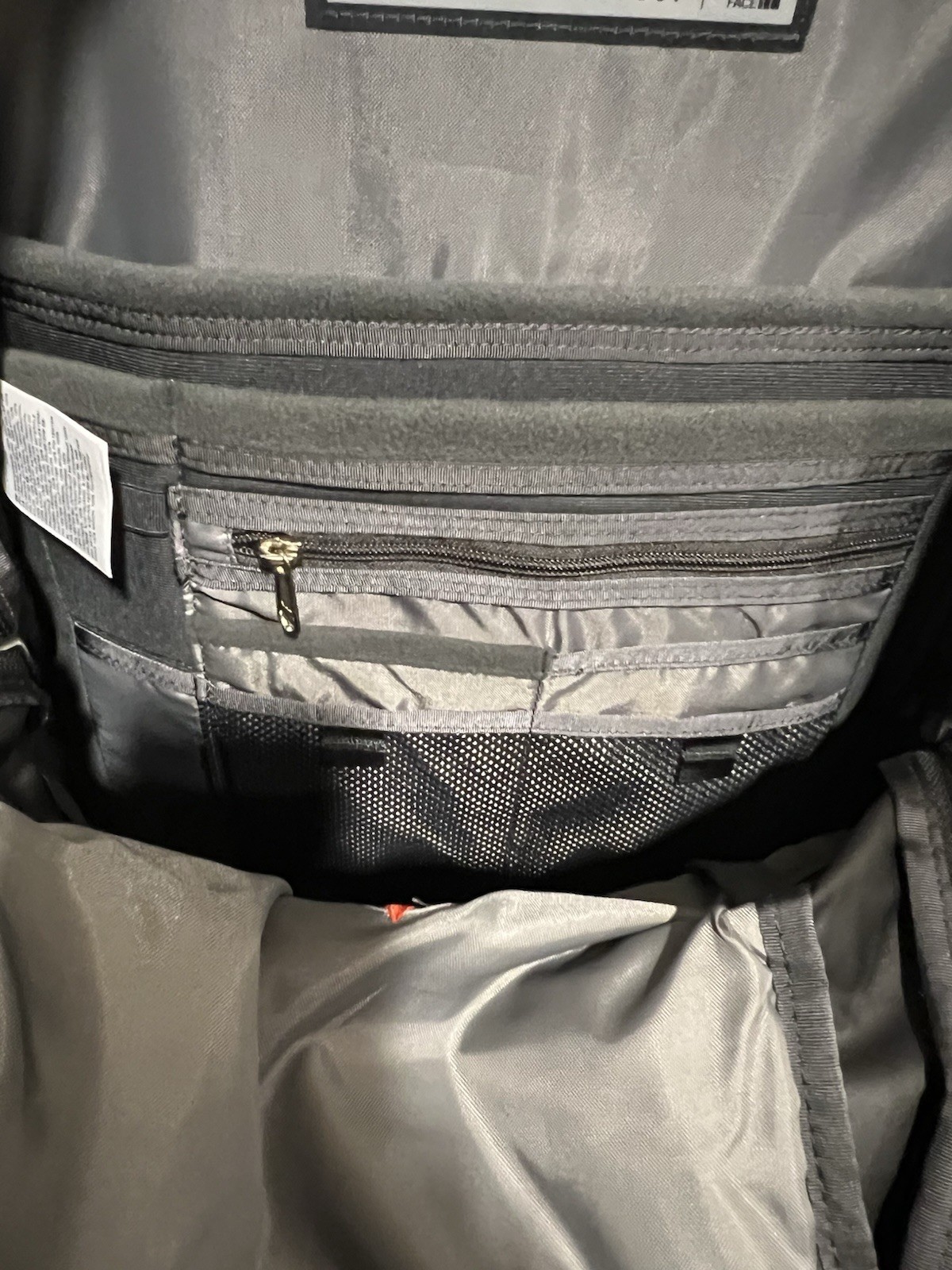 The North Face Fall Line Backpack TNF Black w/Logo Flexvent Hard Back