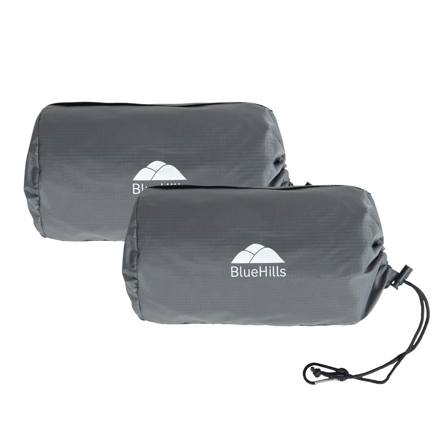BlueHills Ultra Compact Travel Blanket 2 Pack Large Soft Cozy Portable Blanke…