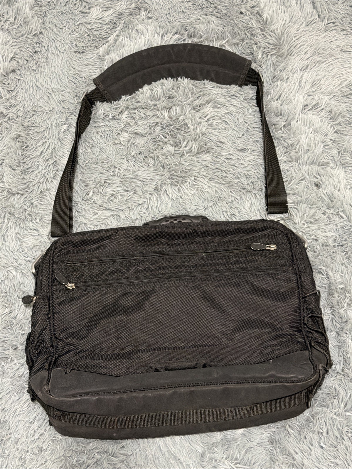 Y2K Oakley Software Computer 2.0 Bag Messenger Briefcase Tactical Black Nylon