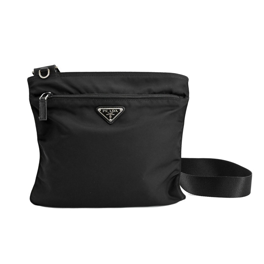 PRADA Long Shoulder Bag 1BH978 Shoulder Bag / black mens
