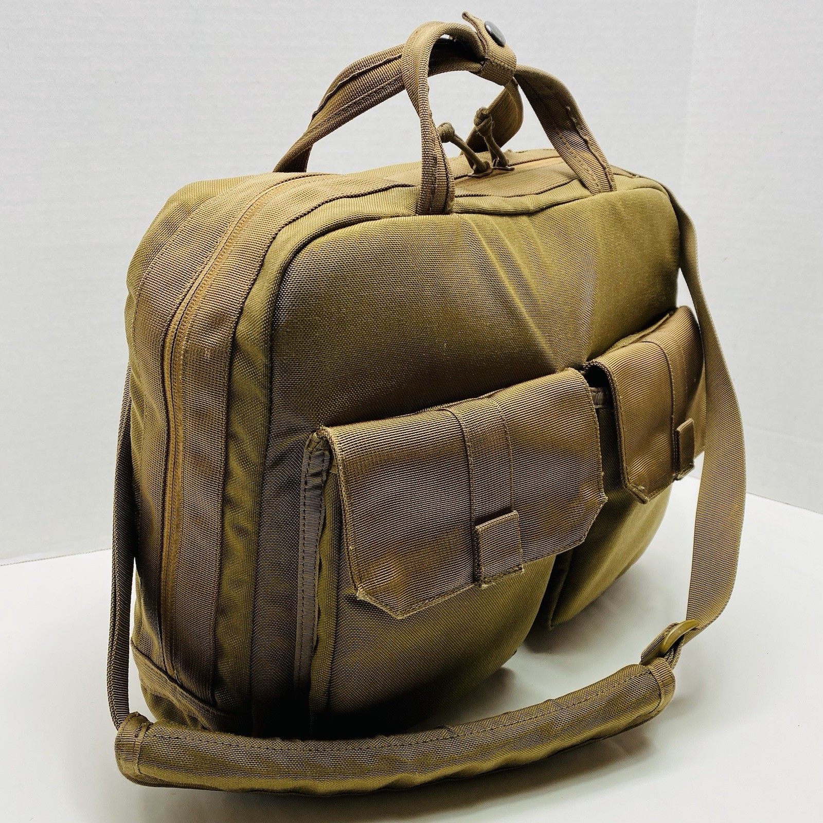Alpha One Niner RECON ONE Milspec Coyote Brown Travel Carry-On Messenger Bag