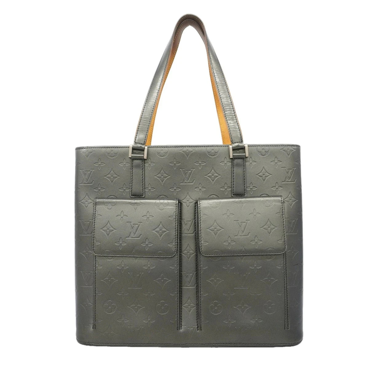 LOUIS VUITTON Monogram Matte Wilwood M55102 Black Tote Bag Authentic Used TH0023