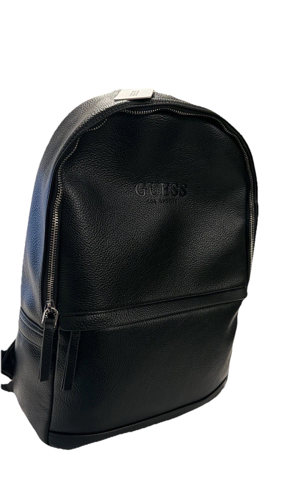 Guess (Los Angeles) -Leather Backpack A4 Size Unisex Business Casual