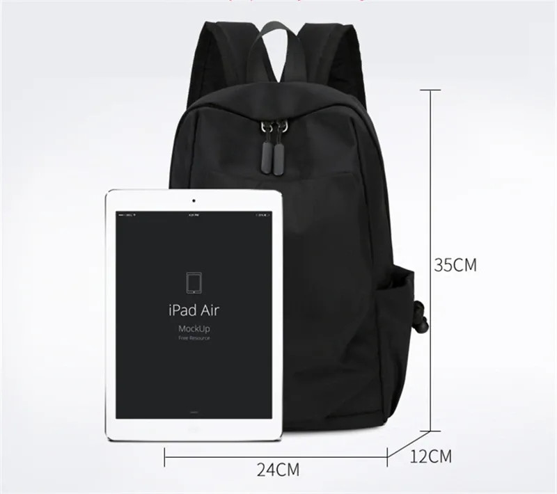 Sport Mini Men’s Backpack Fashion Small Black Travel Rucksack Shoulder School.