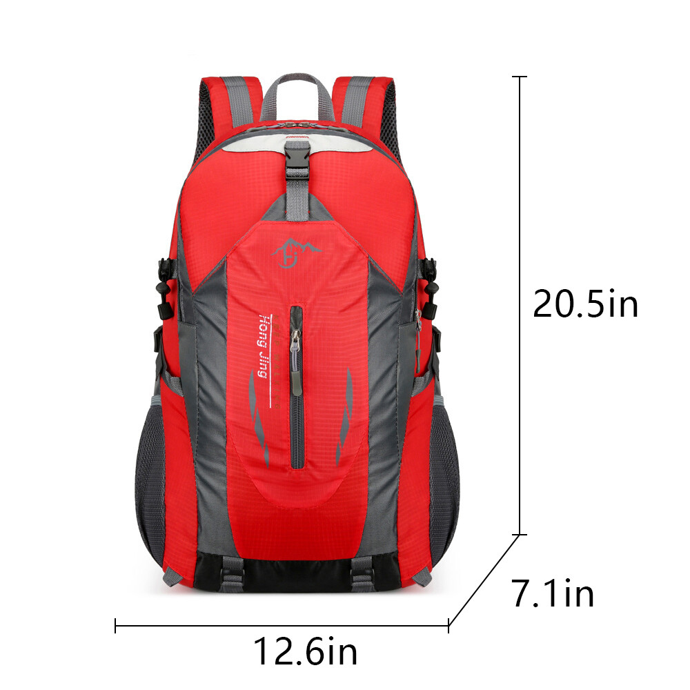 40L Nylon Travel Backpack Waterproof Outdoor Rucksack Men Camping Hiking Bag