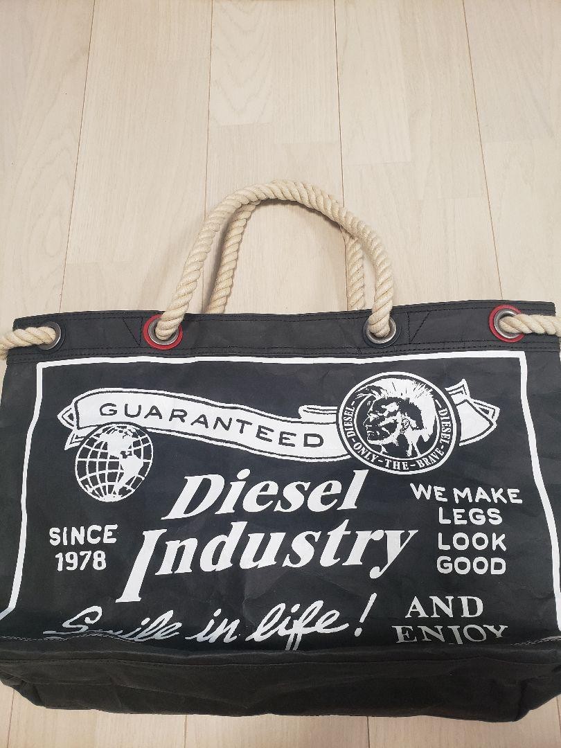 Diesel Men Black Craft Bag 34x16x51cm Rope handle Luxury Casual Italian Fashion