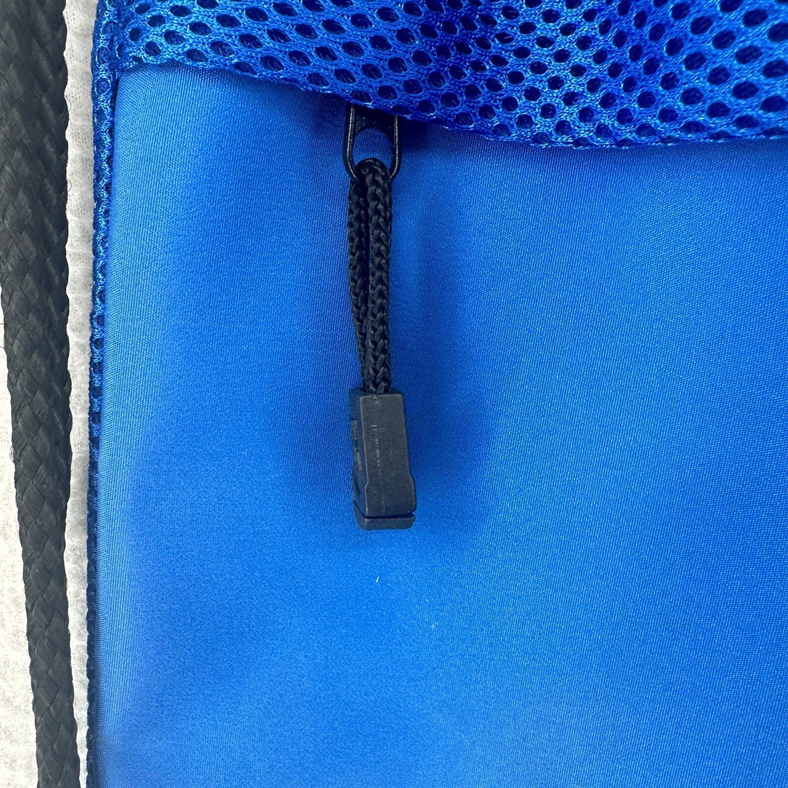 Athletic Sports Drawstring Bag Sling Pack Blue Black