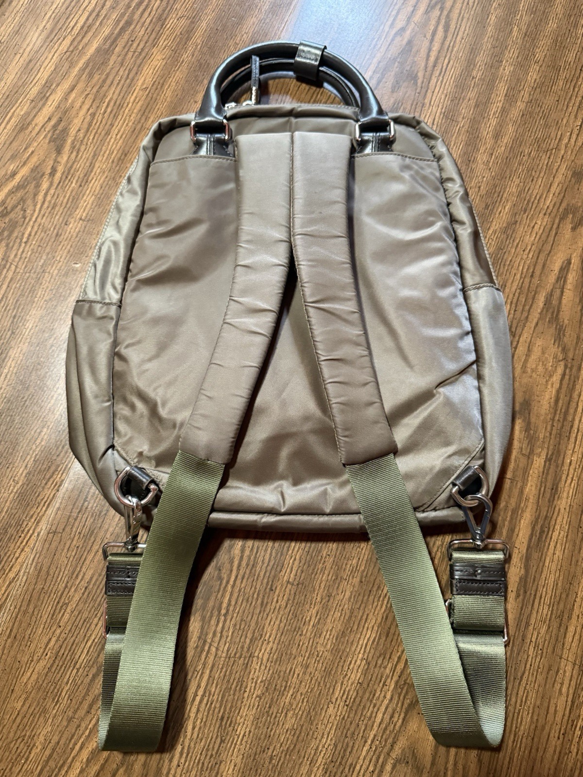 TUMI Voyager Ascot Convertible Backpack Olive Green