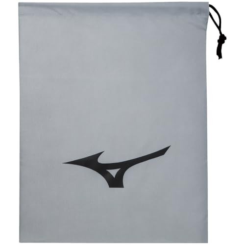 MIZUNO Shoe Bag Msize J1GZ2405 Gray x Black Drawstring Bag