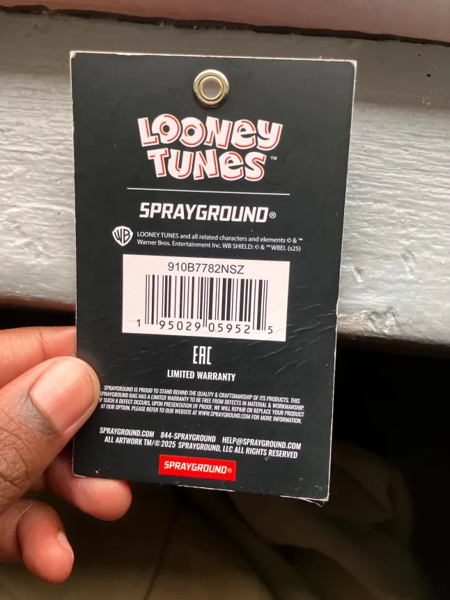 Sprayground Backpack Tags $150,000,000 Golden Bill