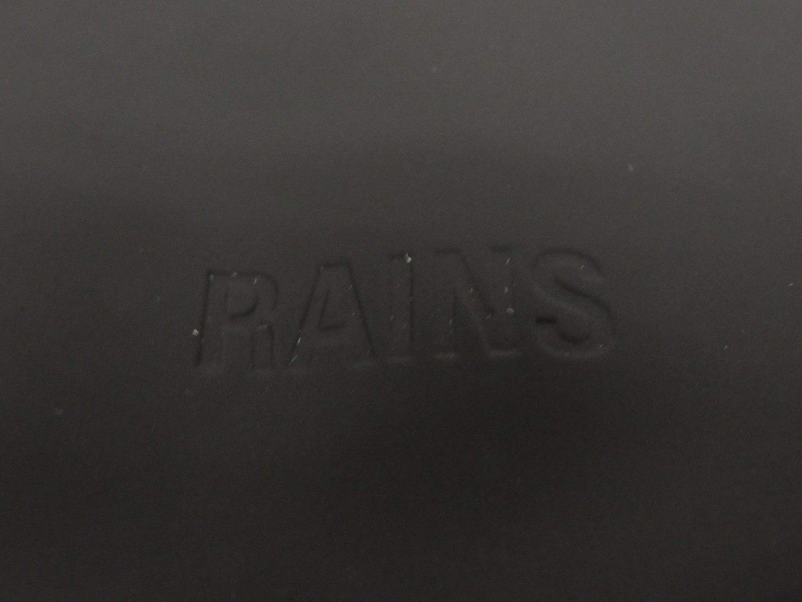 Rains Black Mini Waterproof Minimalist Polyurethane Travel Laptop Backpack
