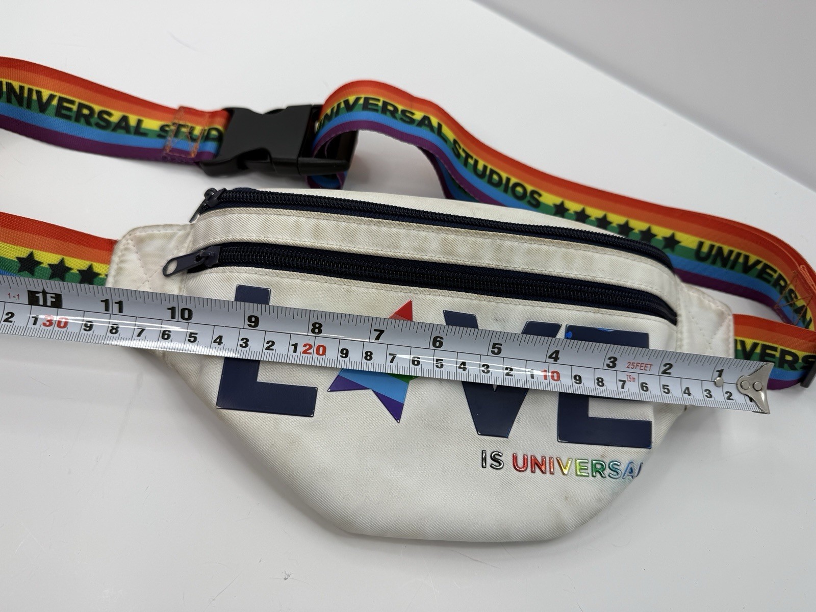 Universal Studios LOVE Pride Rainbow Waist Hip Fanny Pack Crossbody