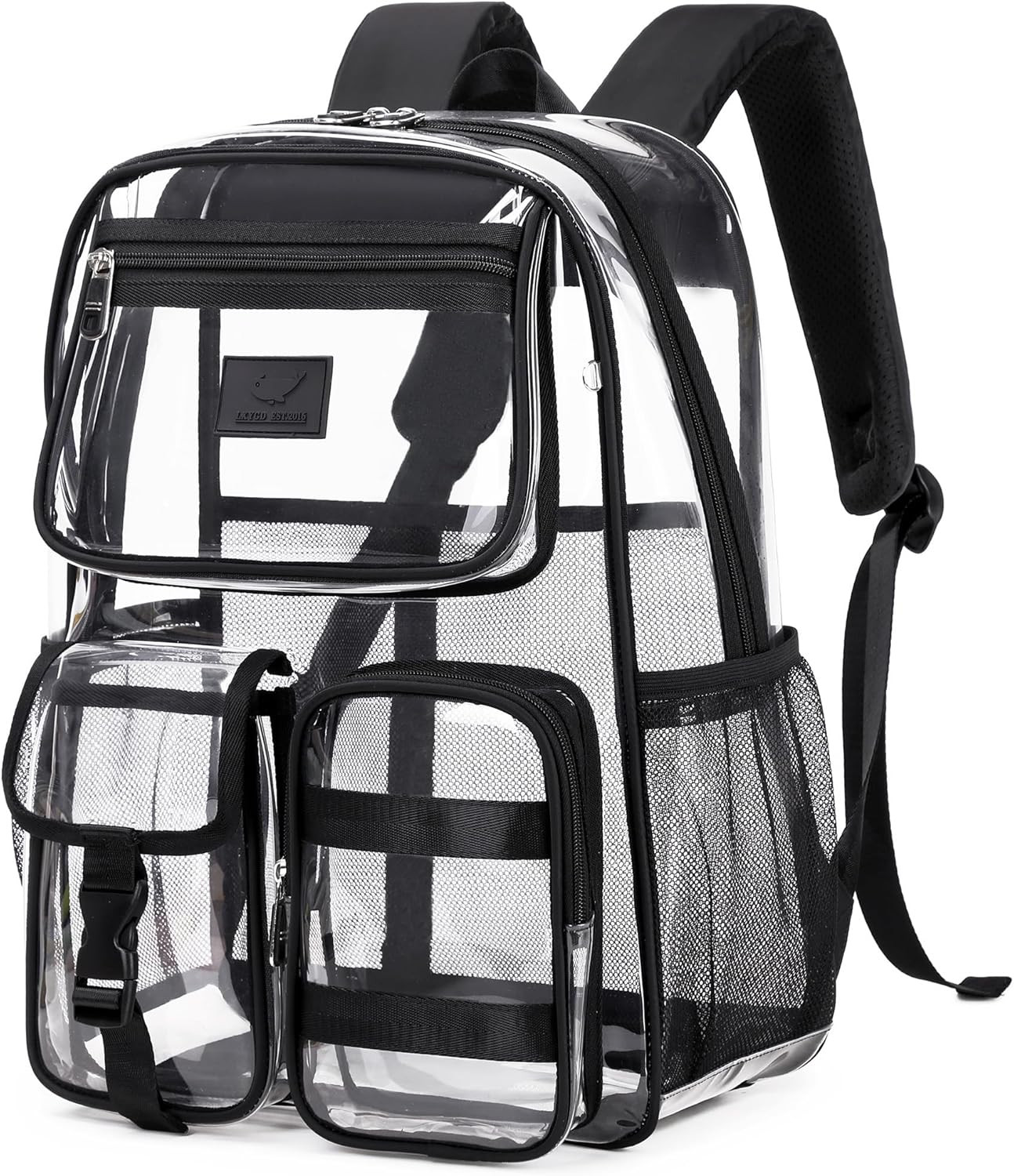 Clear Backpack for School Stadium Approved Transparent Heavy Duty See through Co