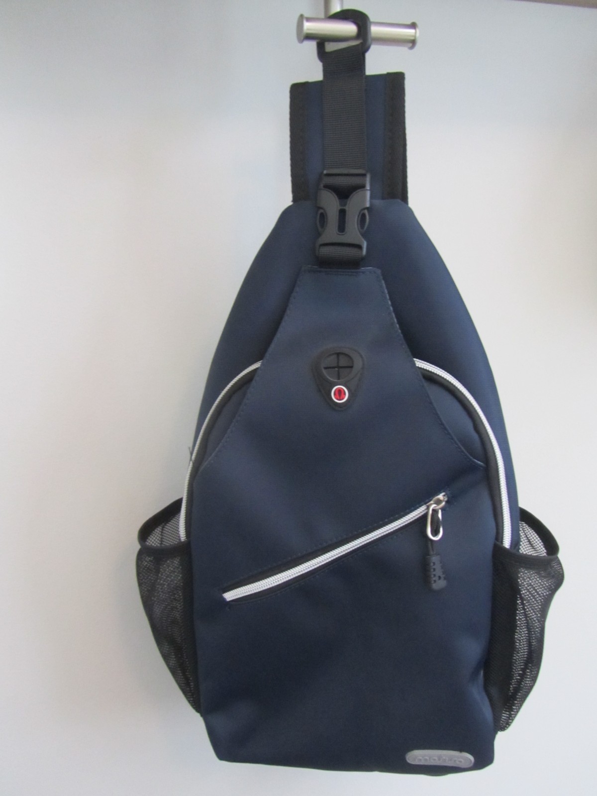 Navy Blue Unisex Multi-Pocket Sling Crossbody Shoulder Daypack Backpack Bag