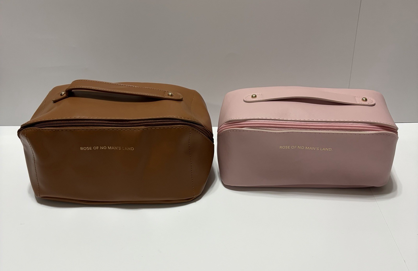 Lot Of Two Leather Rose Of No Man’s Land Carry Bags Brand New ￼￼