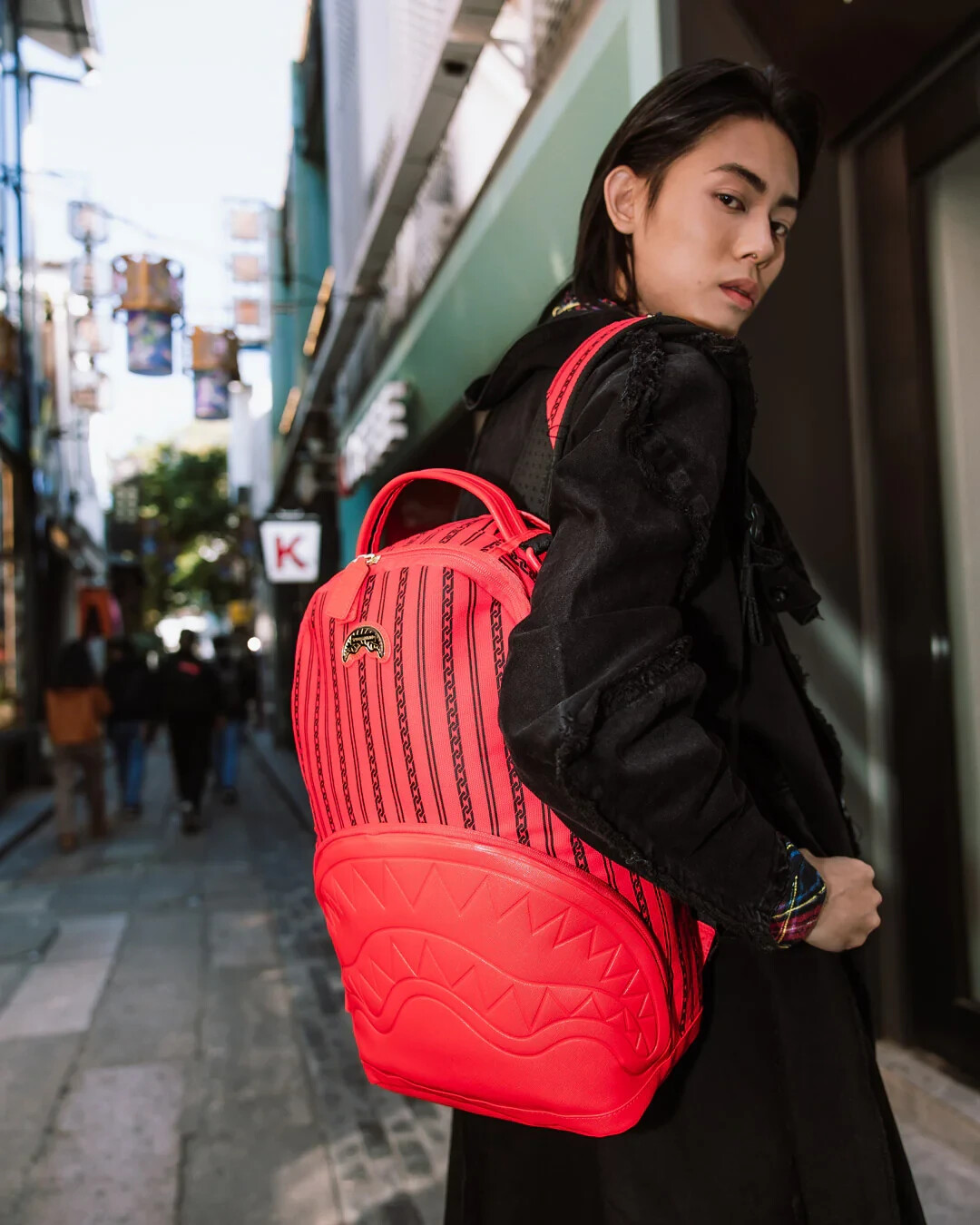 Sprayground Reverse Slip 2.0 Backpack🔥New Red Large Bookbag School Bag