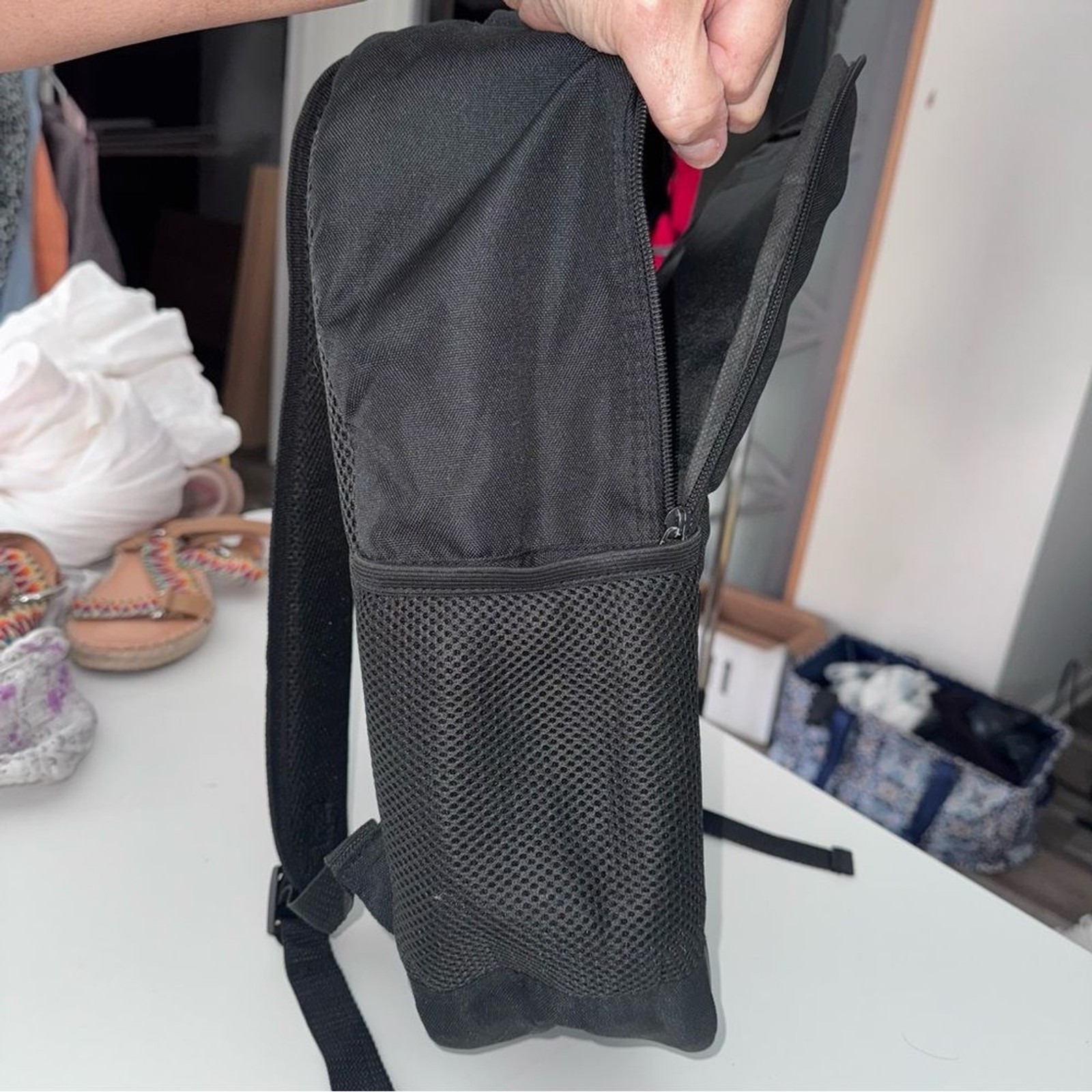 Disney Black Backpack with Jack Skellington Design