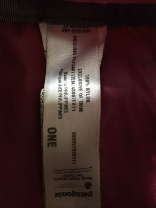 patagonia Old Lightweight Travel Tote FA11 Rare Item