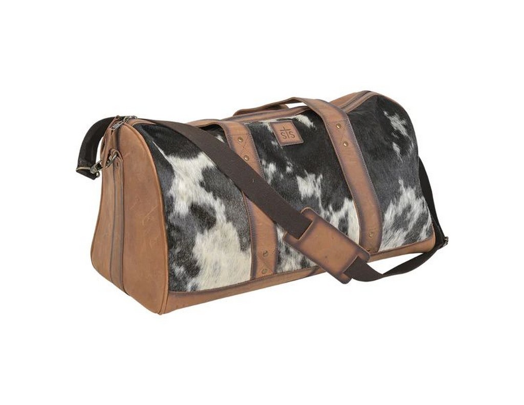 StS Ranchwear Western Duffel Bag Saltillo Cowhide Brown STS30612