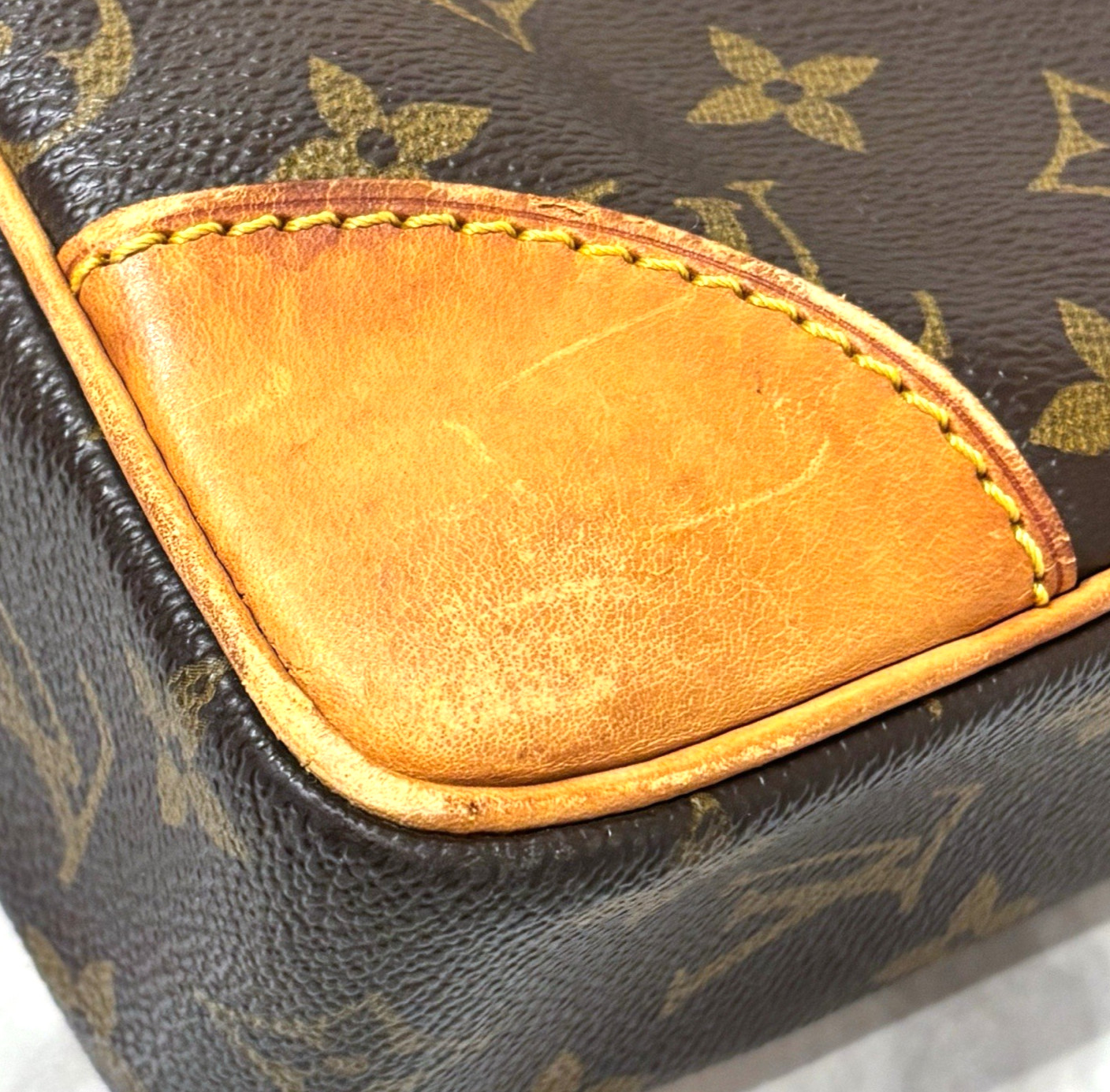 Louis Vuitton Briefcase Porte Document Voyage Monogram Business Bag Authentic