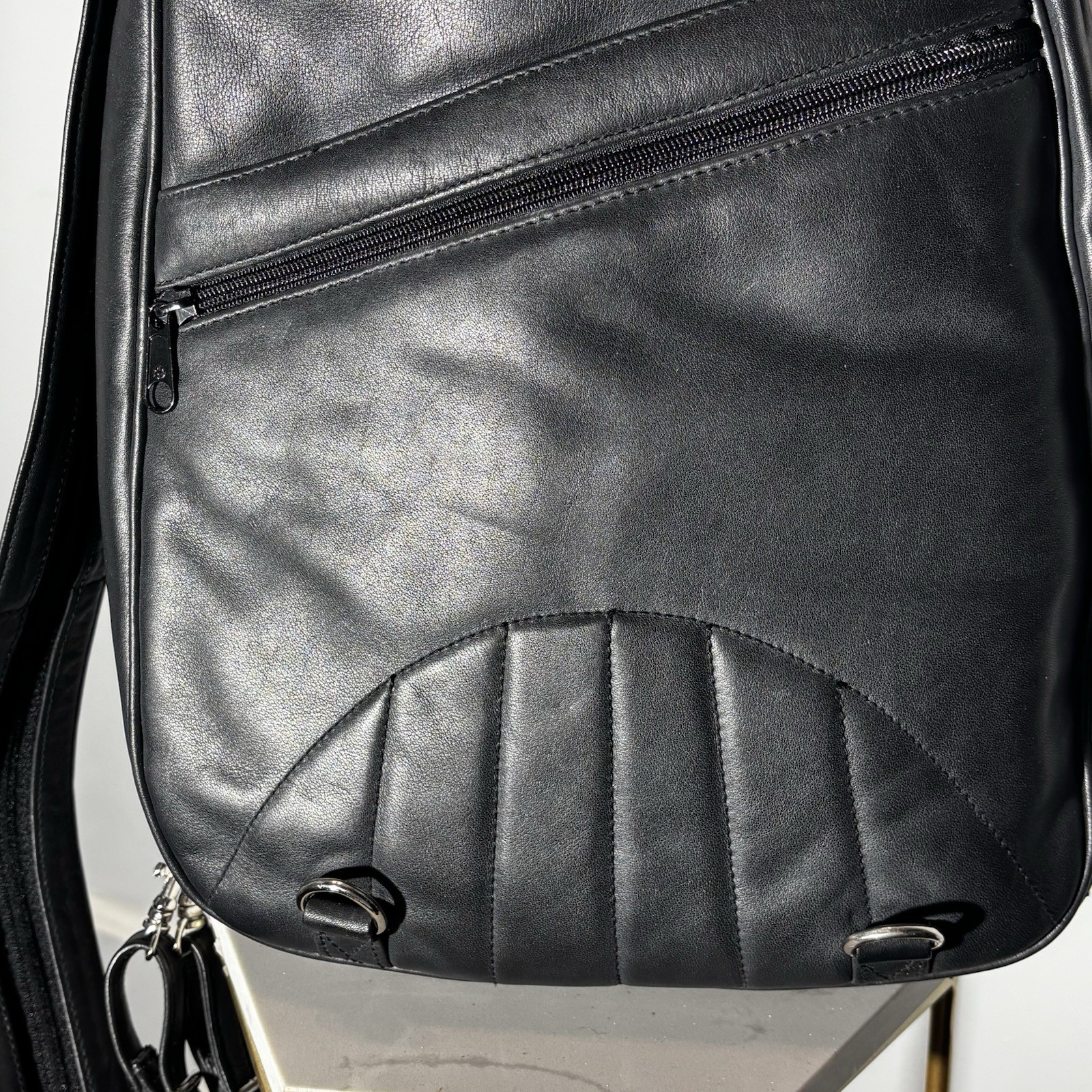 Norm Thompson “Save Your Back Bag” Ergonomical Bookbag Black New