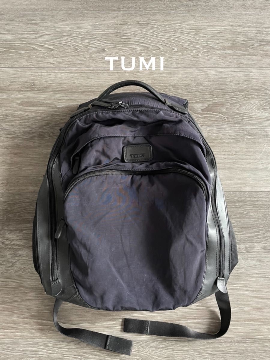 TUMI Men’s Backpack Black Navy Used with Scratch 43cm x 33cm