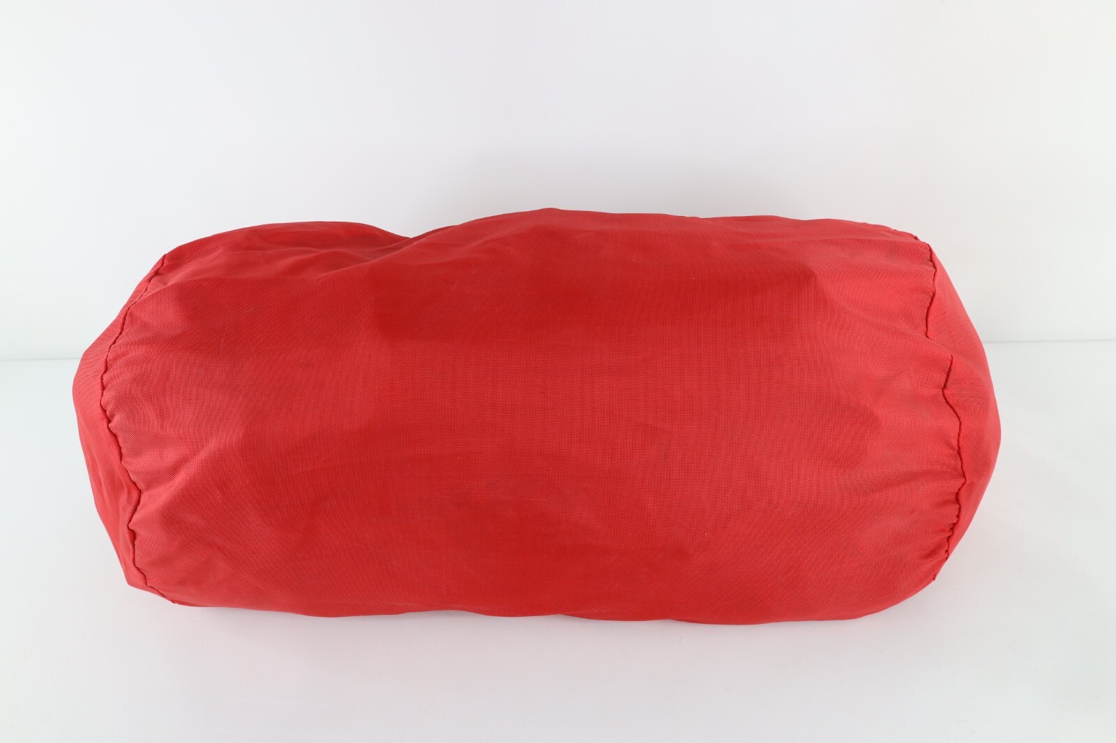 Vintage 90s Reebok Spell Out Big Logo Handled Duffel Bag Gym Bag Carry On Red