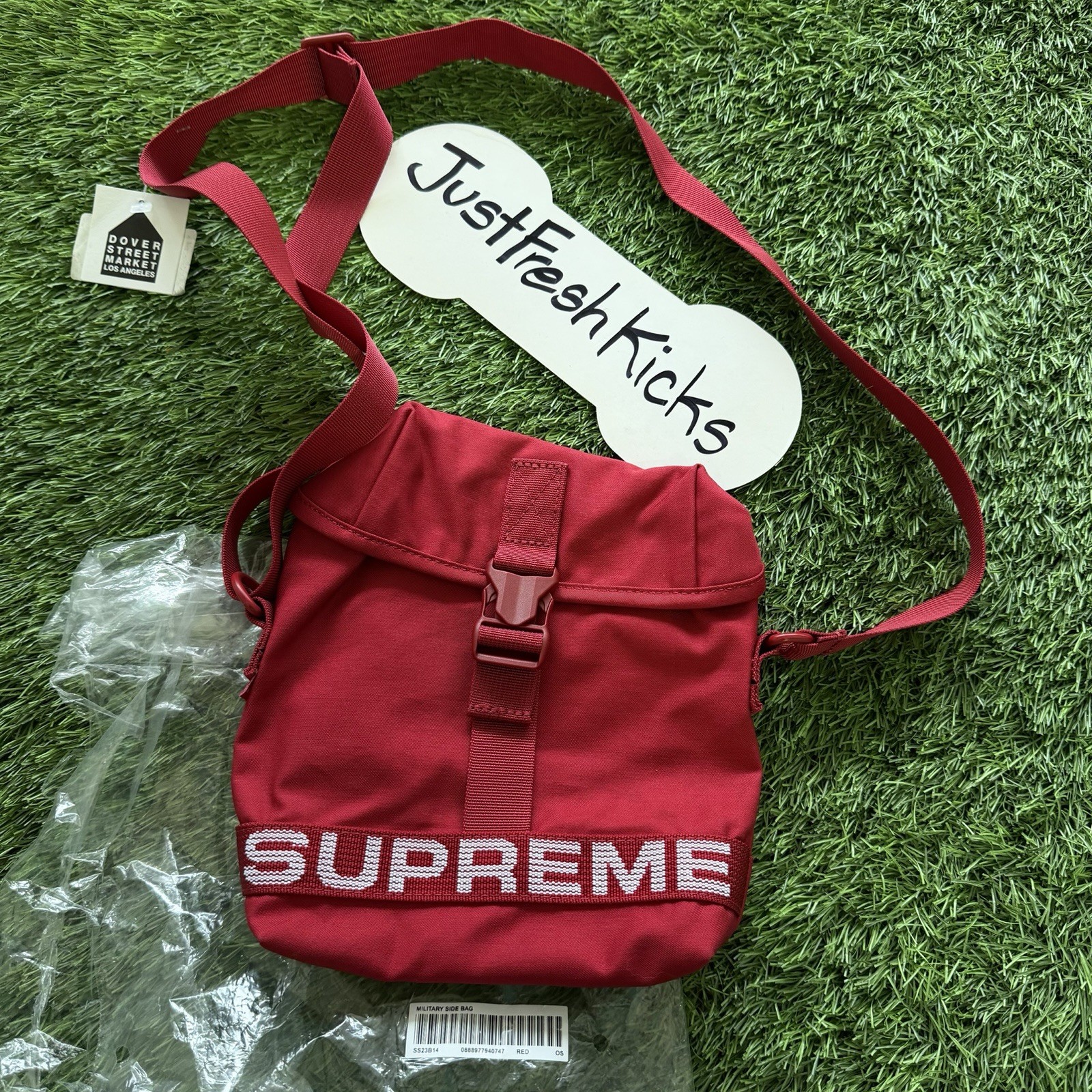 Supreme Field Side Bag (SS23) Red BRAND NEW AUTHENTIC IN HAND SHIP NOW