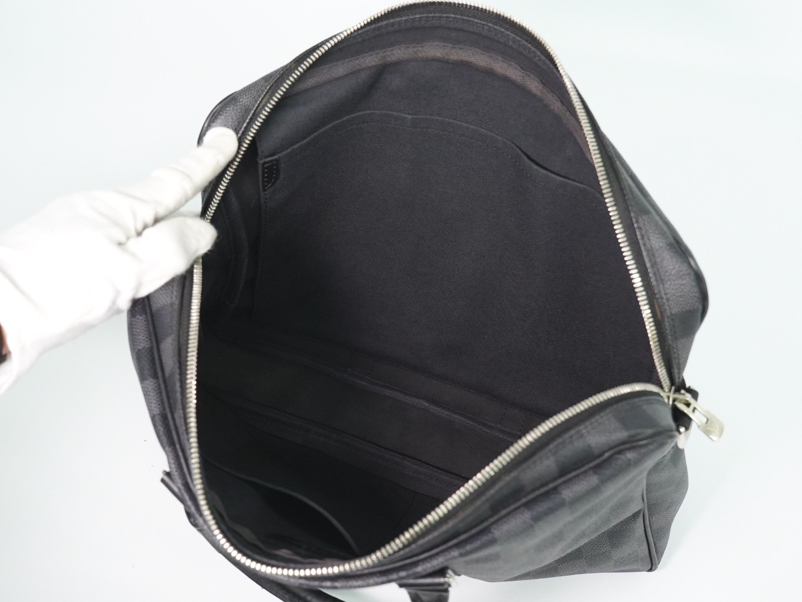 Louis Vuitton Porte Documents Voyage PM N41478 Damier Graphite Business Bag