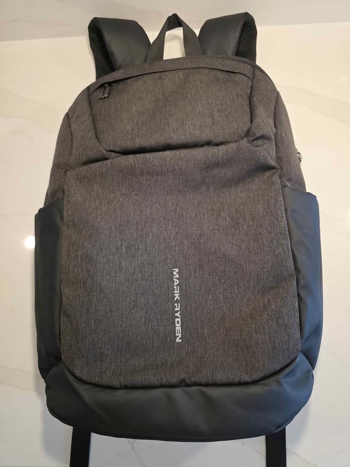 MARK RYDEN dark grey backpack 14L, Fits for 15.6″ laptop.