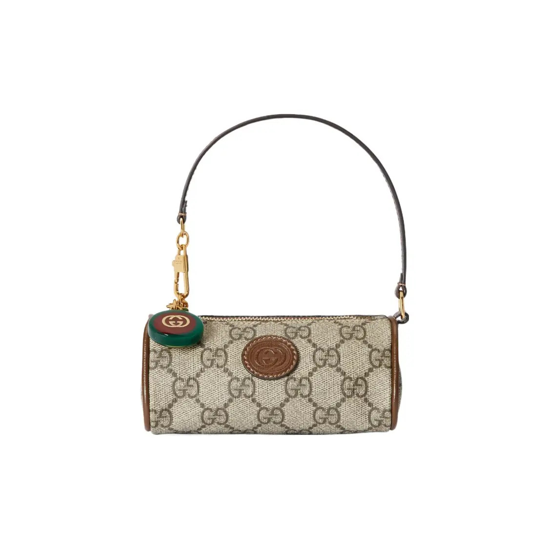 GUCCI Interlocking G Pendant Canvas Bag Handbag Mini Men’s 4.7×2.4×2.4 in