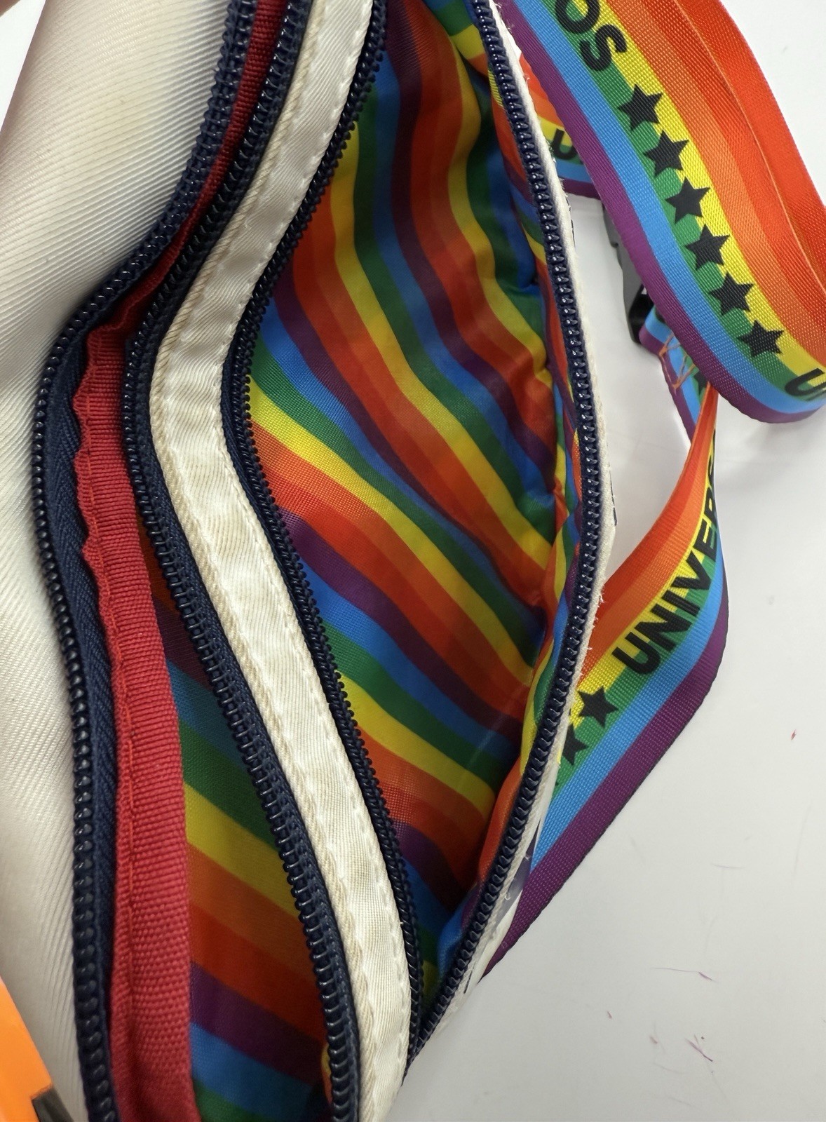 Universal Studios LOVE Pride Rainbow Waist Hip Fanny Pack Crossbody