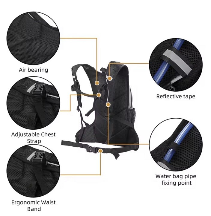 Reflective, Water Resistant Riding Backpack!