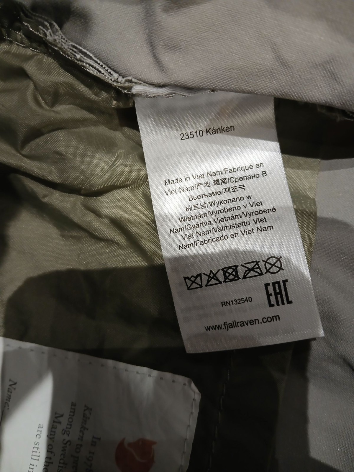 Fjällräven Classic Kånken Backpack Everyday Outdoor Fog Grey 23510 Hiking