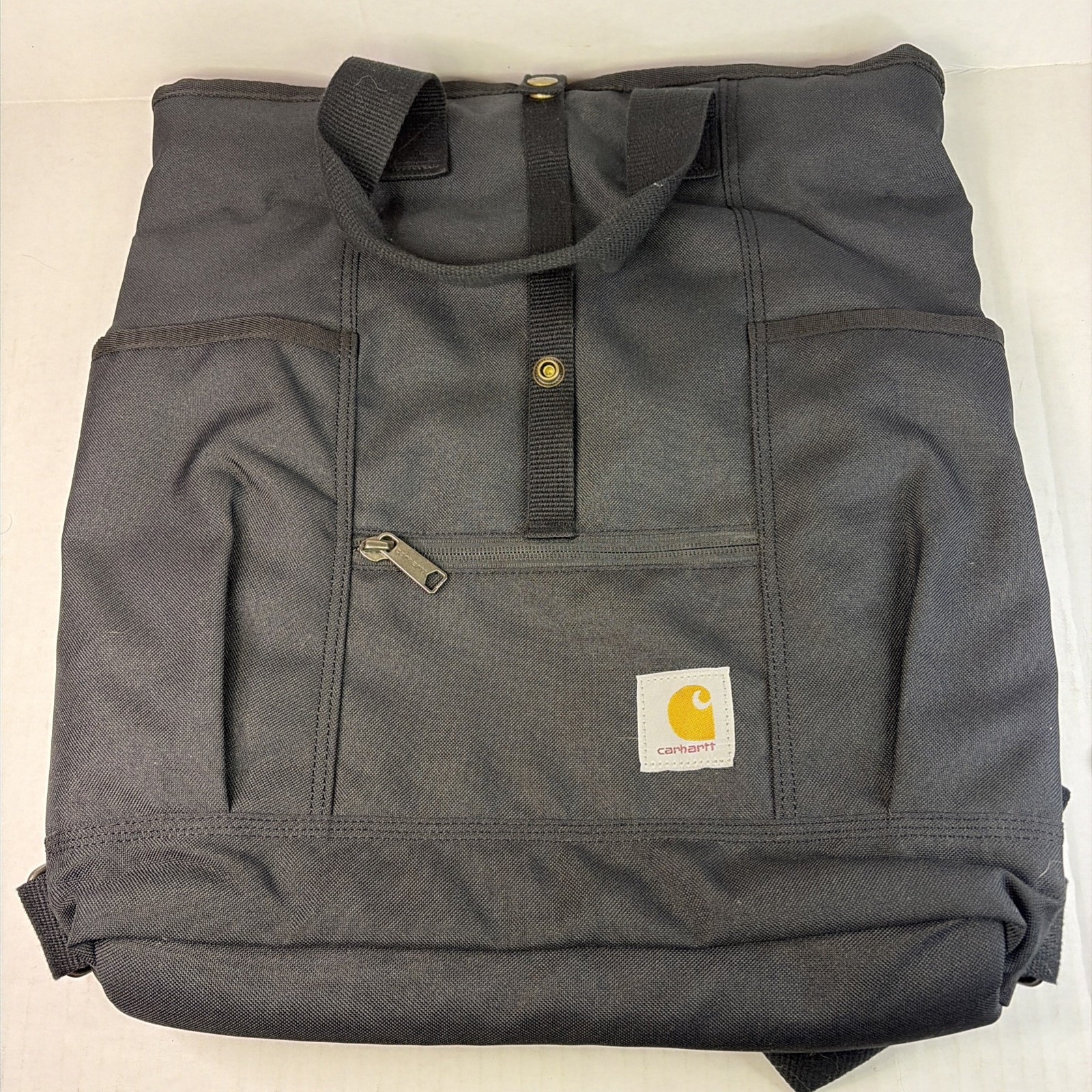 CARHARTT Legacy Hybrid Backpack/Tote Bag Black Convertible Utility