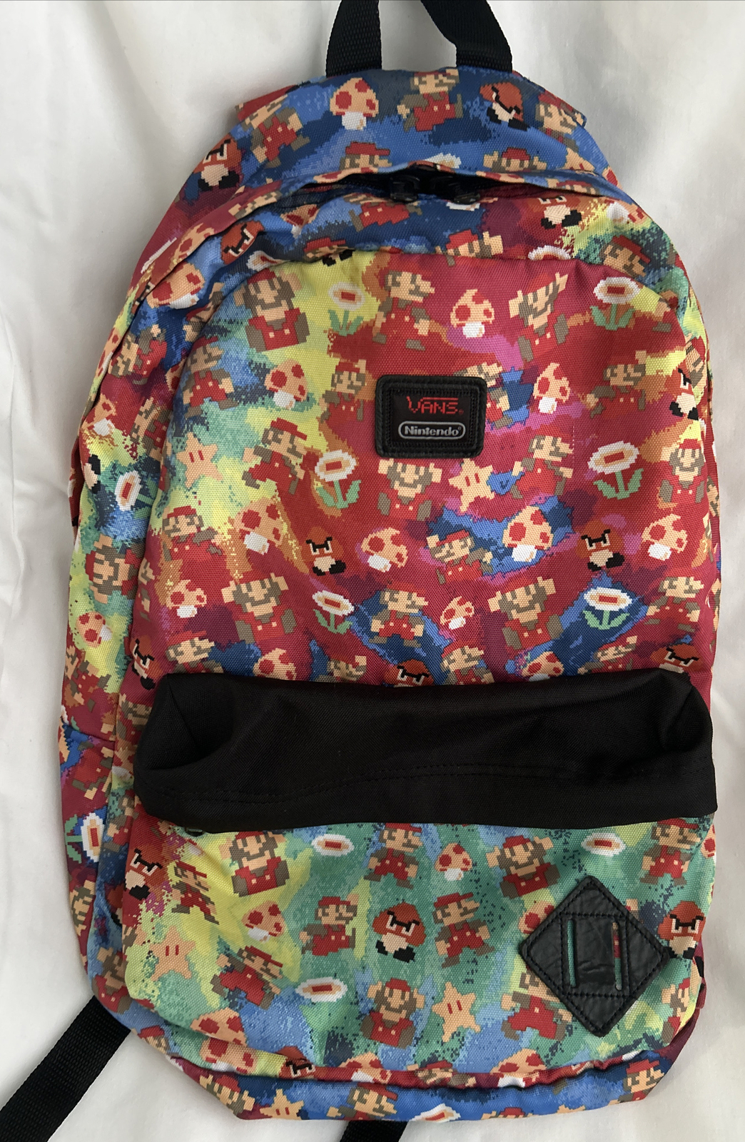 Vans Nintendo Super Mario Bros Backpack 8 Bit Print