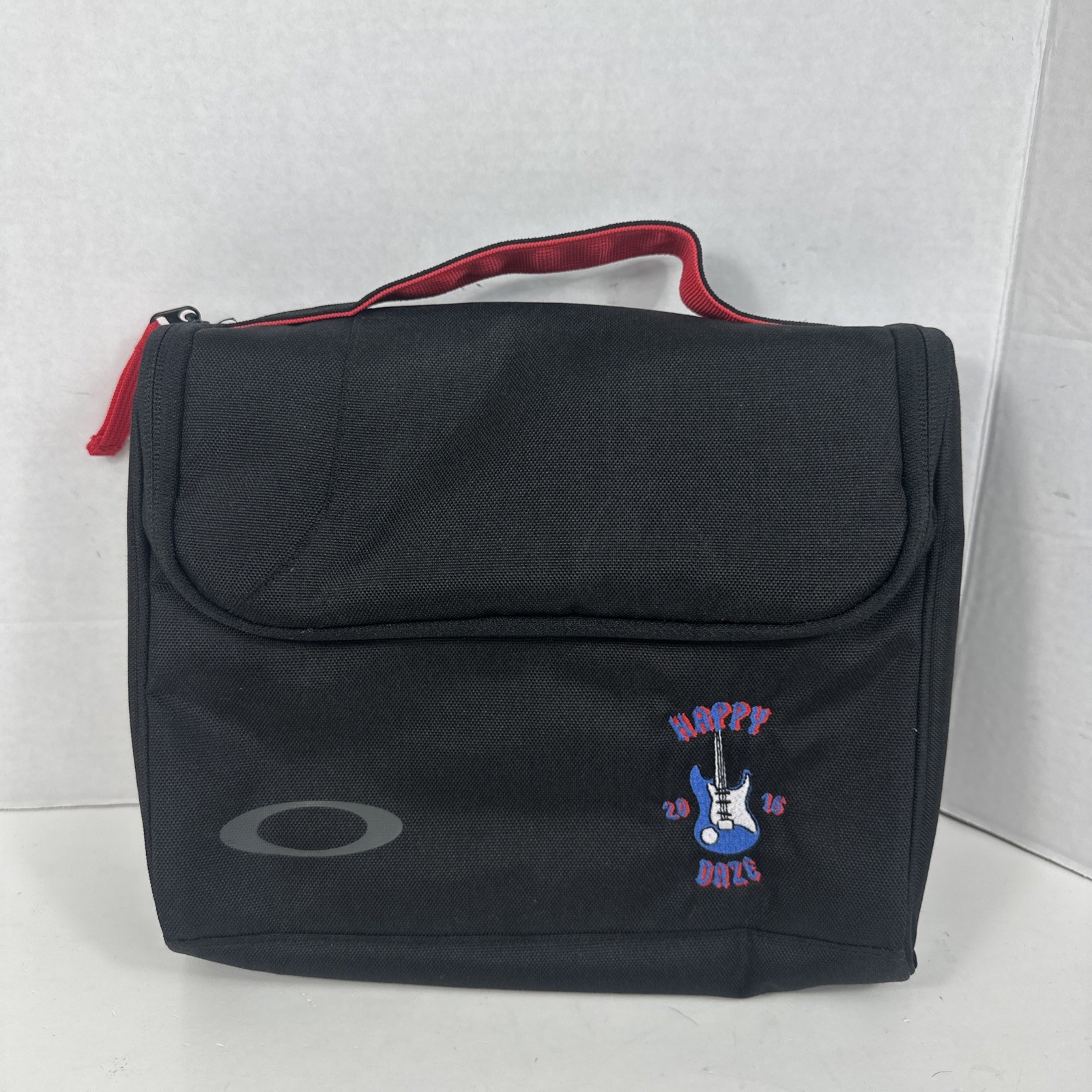 Oakley Hanging Toiletry Travel Bag Black Mesh Organizer Shave Kit Case Gym Golf