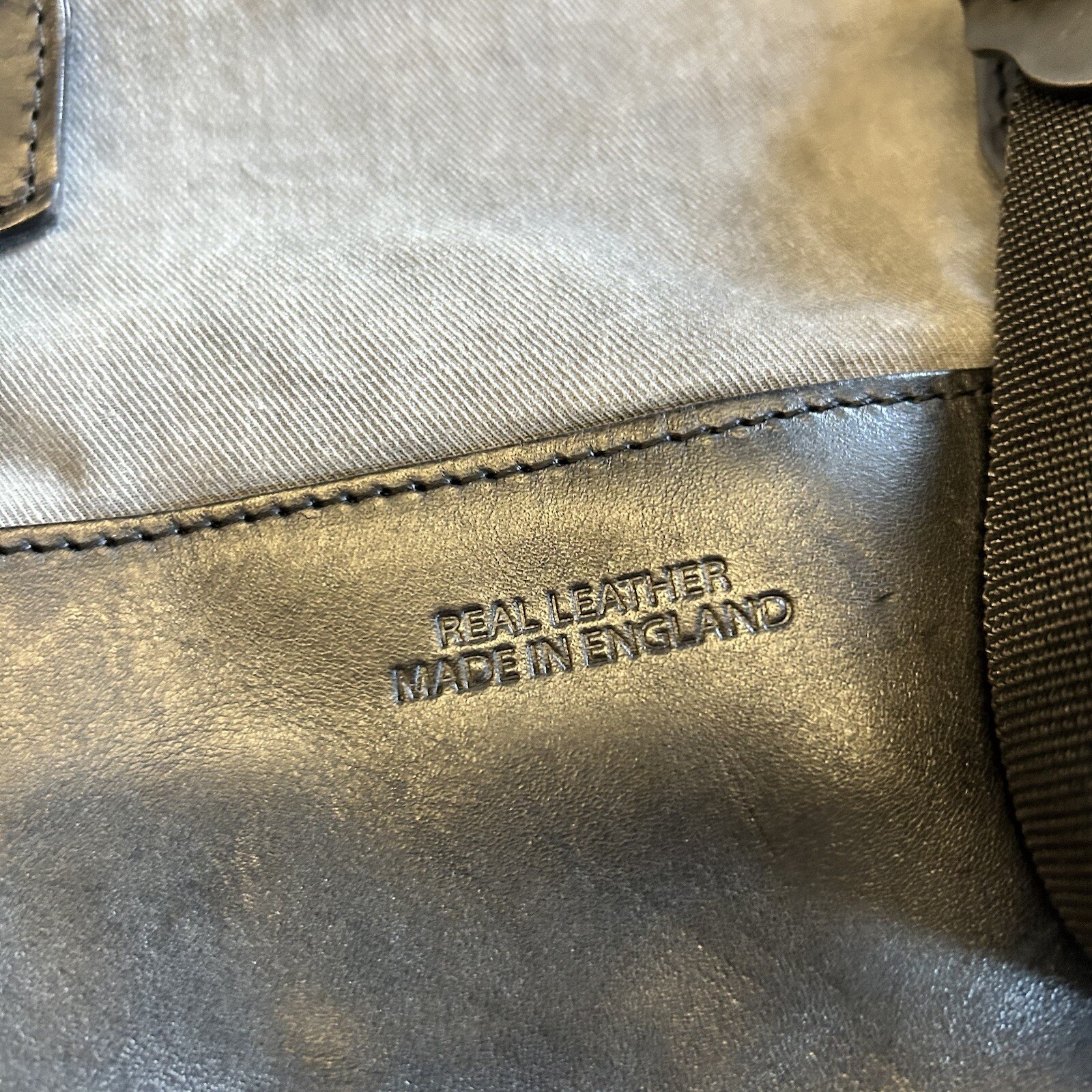 Christopher Raeburn Aruck Leather And Cotton Roll Top Backpack