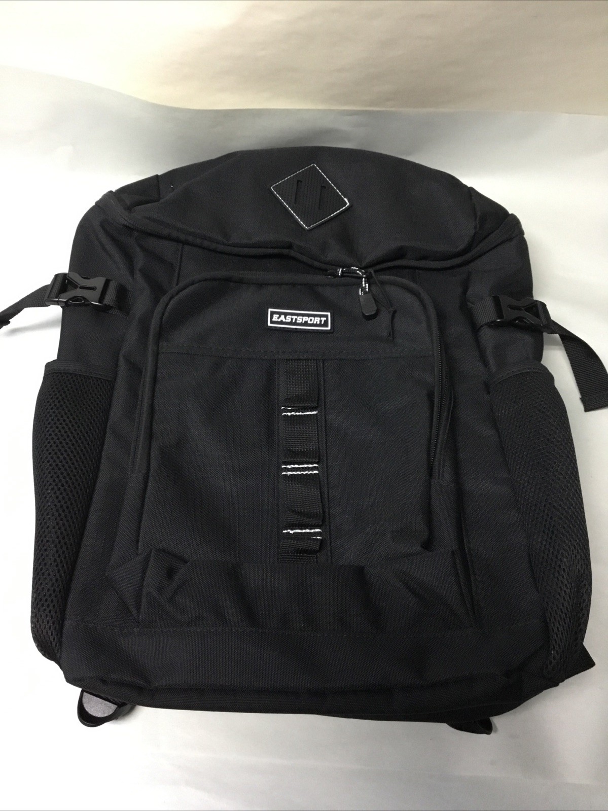 Eastsport Unisex 18″ Victory Top Loader Padded Sleeve Backpack, Black NEW