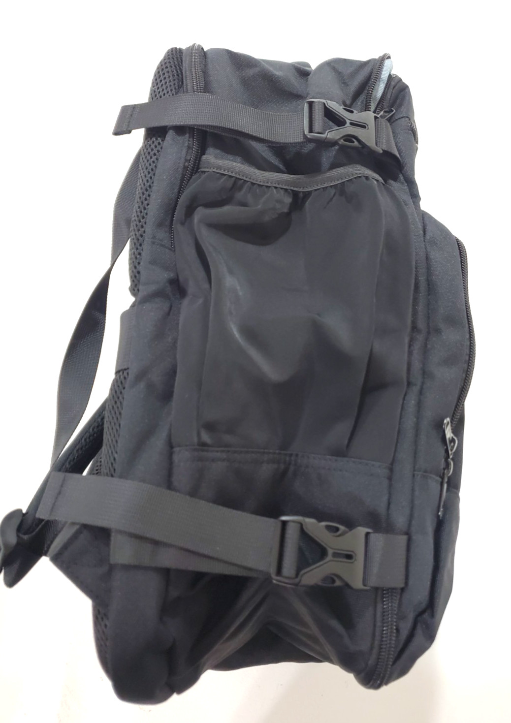ECOHUB Black Backpack 16 Pockets Carry-On Travel 17″ Water Resistant Lightweight