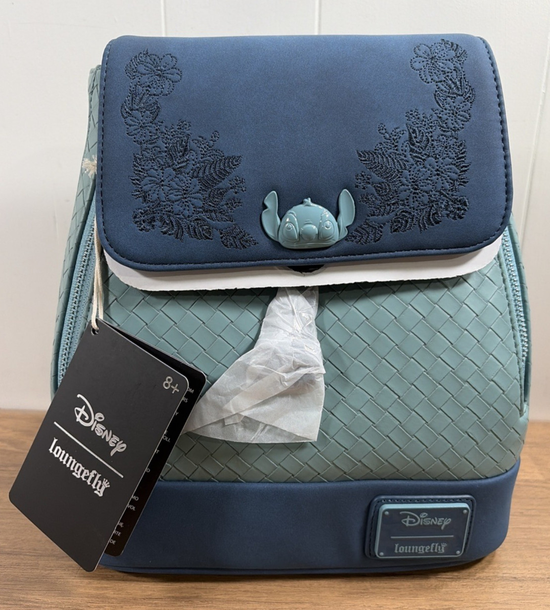 Loungefly Disney Stitch Embroidered Mini Backpack Bag Disney Loungefly New