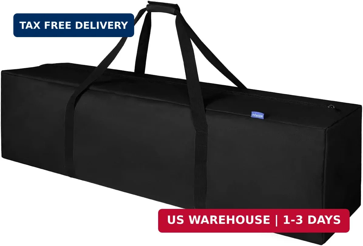 INFANZIA 45inch Sports Duffel Travel Bag, 115L Extra Large Duffel Luggage Bag wi