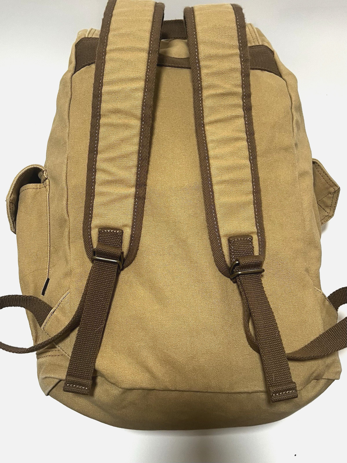 Gootium Canvas Rucksack Backpack Bag Drawstring Outdoor – Missing Pocket Buckle