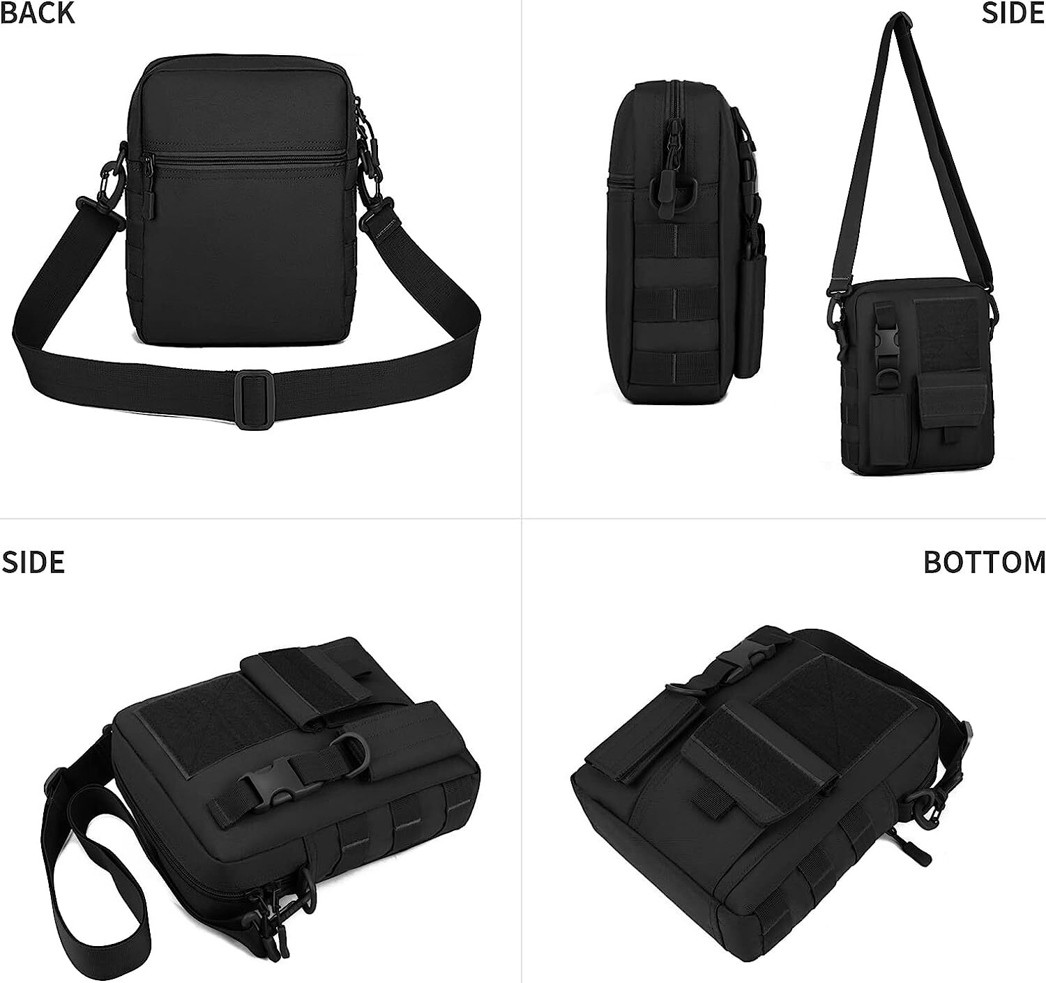 Tactical Men Messenger Bag Shoulder Canvas Vintage Crossbody Army Satchel Pouch