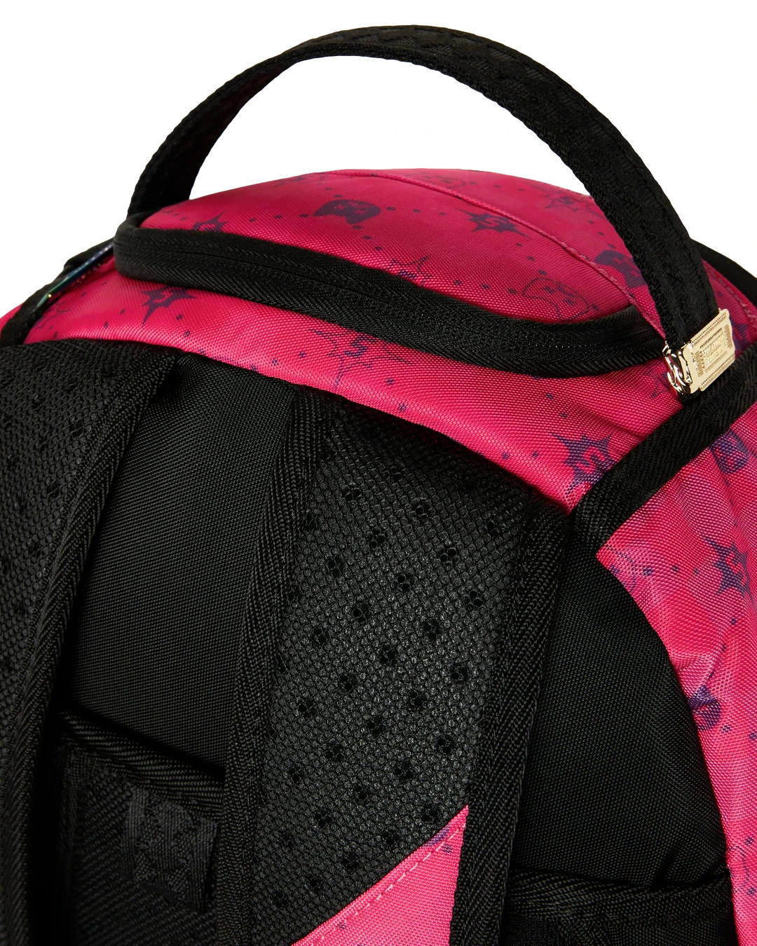 Sprayground Kitty Cash Speed Backpack🔥New Black/Pink Bookbag Large School Bag