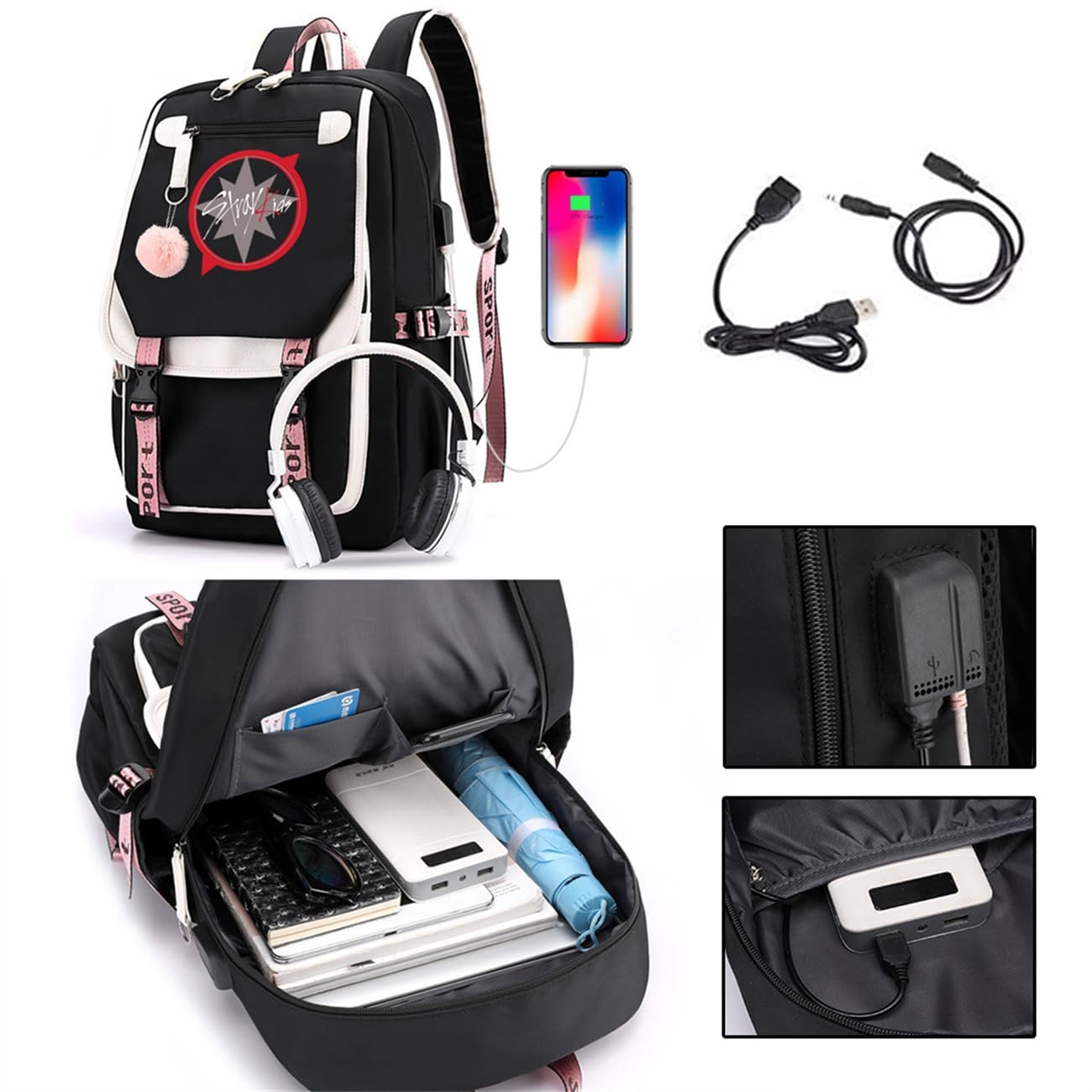 Stray Backpack Merch, Stray Book Bag Casual Backpack