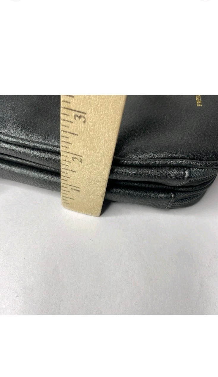 Frye and Co. Vegan Leather Tech Storage Case 2-Zip Sections Unisex
