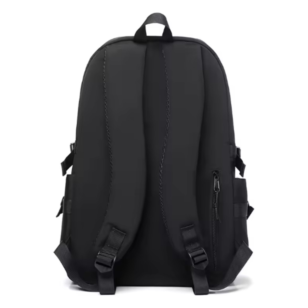 Solid Color Travel Backpack Large Capacity School Work Commuter Daypack