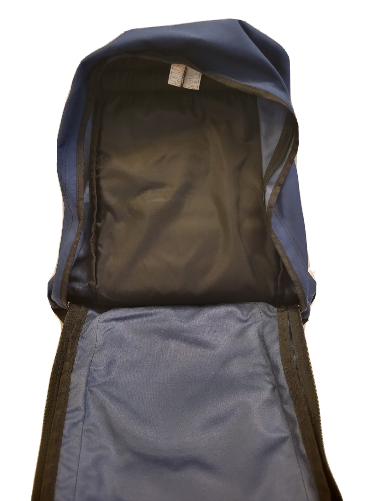 Vintage Nike Backpack Suede Bottom Padded Strap Blue Excellent Condition
